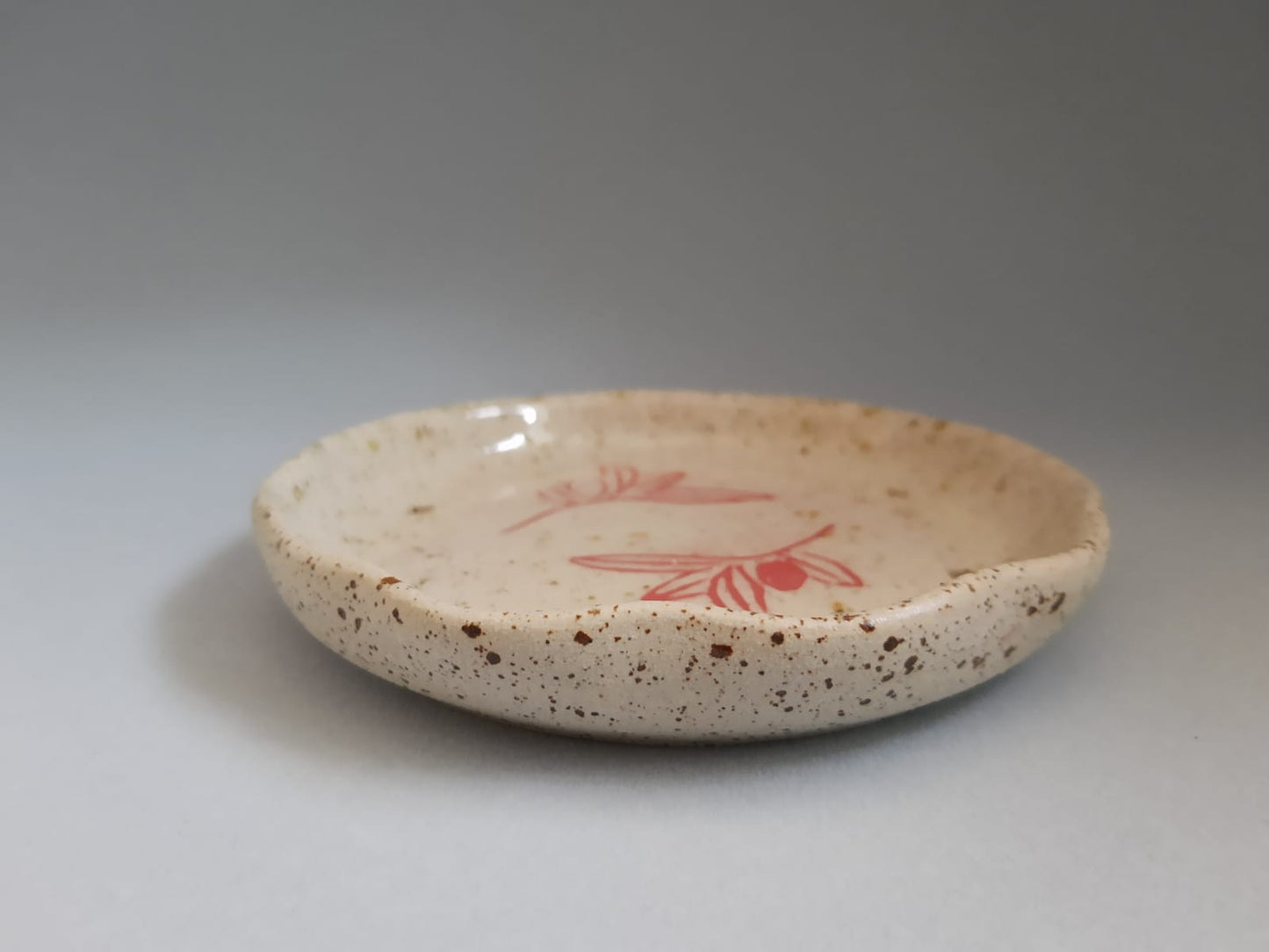 Soap Plate in Pyrite Sandstone - Handmade in France