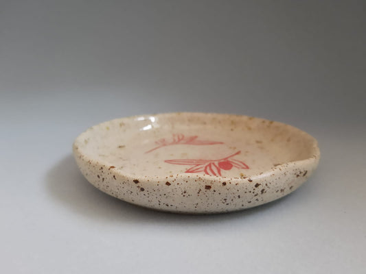 Soap Plate in Pyrite Sandstone - Handmade in France