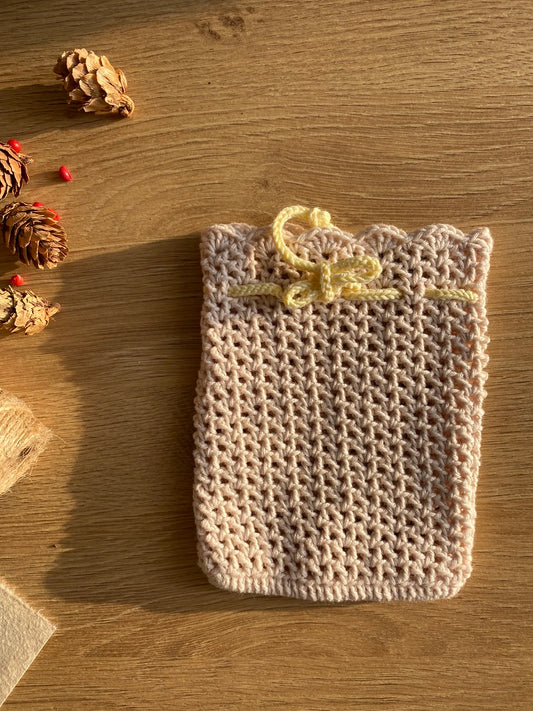 Crochet Soap Saver Bag Handmade in Italy